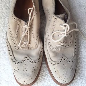 Joan and David lace up flats